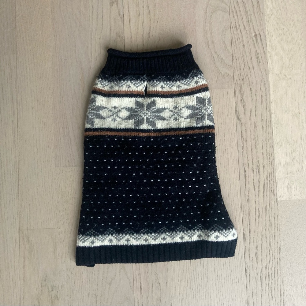 Dog winter sweater